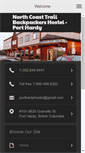 Mobile Screenshot of northcoasttrailhostel.com